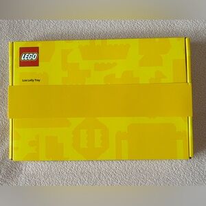 Lego Bright Yellow Box with Red Logo